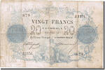 France 20 Francs Banknote, ...-1889 Circulated during XIXth, 1872-10-30 -