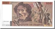 France 100 Francs Banknote, 100 F 1978-1995 ''Delacroix'' -