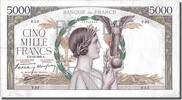 France 5000 Francs Banknote, 5 000 F 1934-1944 ''Victoire'', 1938-12-08 -
