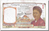 French Indochina 1 Piastre Banknote -