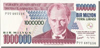 Turkey 1,000,000 Lira Banknote -