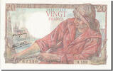 France 20 Francs Banknote, 20 F 1942-1950 ''Pêcheur'', 1947-01-09 -