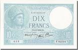 France 10 Francs Banknote, 10 F 1916-1942 ''Minerve'', 1941-01-09 -