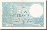 France 10 Francs Banknote, 10 F 1916-1942 ''Minerve'', 1940-11-07 -