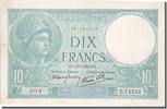 France 10 Francs Banknote, 10 F 1916-1942 ''Minerve'', 1939-09-07 -