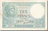 France 10 Francs Banknote, 10 F 1916-1942 ''Minerve'', 1932-09-01 -