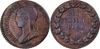 France 5 Centimes Dupré, Geneva, Bronze, Gadoury:126a -