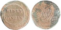France 5 Centimes Coin, Bronze -