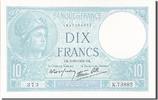 France 10 Francs Banknote, 10 F 1916-1942 ''Minerve'', 1939-10-05 -