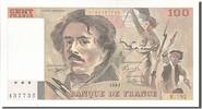 France 100 Francs Banknote, 100 F 1978-1995 ''Delacroix'' -