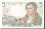 France 5 Francs Banknote, 5 F 1943-1947 ''Berger'', 1943-12-23 -
