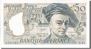 France 50 Francs Banknote, 50 F 1976-1992 ''Quentin de La Tour'' -