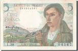France 5 Francs Banknote, 5 F 1943-1947 ''Berger'', 1943-07-22 -