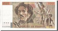 France 100 Francs Banknote, 100 F 1978-1995 ''Delacroix'' -