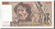 France 100 Francs Banknote, 100 F 1978-1995 ''Delacroix'' -