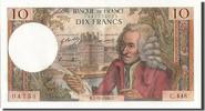France 10 Francs Banknote, 10 F 1963-1973 ''Voltaire'', 1968-11-07 -