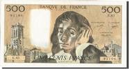 France 500 Francs Banknote, 500 F 1968-1993 ''Pascal'', 1977-11-03 -