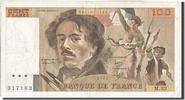 France 100 Francs Banknote, 100 F 1978-1995 ''Delacroix'' -