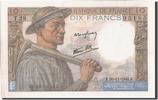 France 10 Francs Banknote, 10 F 1941-1949 ''Mineur'', 1942-11-26 -