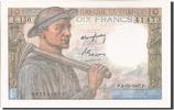 France 10 Francs Banknote, 10 F 1941-1949 ''Mineur'', 1947-12-04 -
