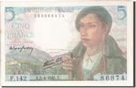 France 5 Francs Banknote, 5 F 1943-1947 ''Berger'', 1945-04-05 -