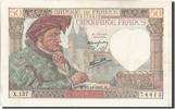 France 50 Francs Banknote, 50 F 1940-1942 ''Jacques Coeur'', 1941-11-20 -