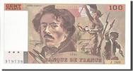 France 100 Francs Banknote, 100 F 1978-1995 ''Delacroix'' -
