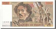 France 100 Francs Banknote, 100 F 1978-1995 ''Delacroix'' -