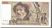 France 100 Francs Banknote, 100 F 1978-1995 ''Delacroix'' -