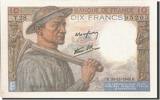 France 10 Francs Banknote, 10 F 1941-1949 ''Mineur'', 1942-11-26 -