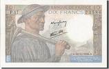 France 10 Francs Banknote, 10 F 1941-1949 ''Mineur'', 1942-11-19 -