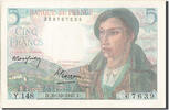 France 5 Francs Banknote, 5 F 1943-1947 ''Berger'', 1947-10-30 -