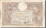 France 100 Francs Banknote, 100 F 1908-1939 ''Luc Olivier Merson'' -