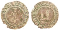France 2 Denarius Coin, Bronze, Boudeau:2054 -