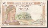 France 50 Francs Banknote, 50 F 1934-1940 ''Cérès'', 1936-07-16 -