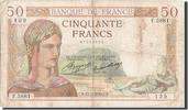 France 50 Francs Banknote, 50 F 1934-1940 ''Cérès'', 1936-02-27 -