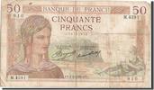 France 50 Francs Banknote, 50 F 1934-1940 ''Cérès'', 1936-05-07 -
