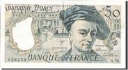 France 50 Francs Banknote, 50 F 1976-1992 ''Quentin de La Tour'' -
