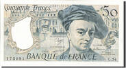 France 50 Francs Banknote, 50 F 1976-1992 ''Quentin de La Tour'' -
