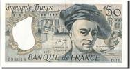 France 50 Francs Banknote, 50 F 1976-1992 ''Quentin de La Tour'' -