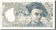France 50 Francs Banknote, 50 F 1976-1992 ''Quentin de La Tour'' -