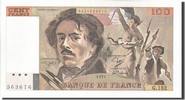 France 100 Francs Banknote, 100 F 1978-1995 ''Delacroix'' -