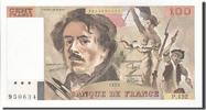 France 100 Francs Banknote, 100 F 1978-1995 ''Delacroix'' -