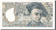 France 50 Francs Banknote, 50 F 1976-1992 ''Quentin de La Tour'' -