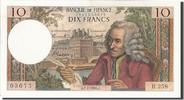 France 10 Francs Banknote, 10 F 1963-1973 ''Voltaire'', 1966-07-07 -