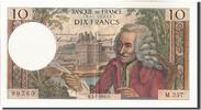 France 10 Francs Banknote, 10 F 1963-1973 ''Voltaire'', 1966-07-07 -