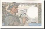 France 10 Francs Banknote, 10 F 1941-1949 ''Mineur'', 1946-12-19 -