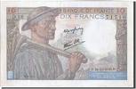 France 10 Francs Banknote, 10 F 1941-1949 ''Mineur'', 1942-11-19 -