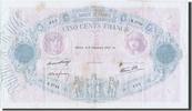 France 500 Francs Banknote, 500 F 1888-1940 ''Bleu et Rose'' -