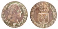 France 1/2 Sol Coin, Louis XV, Demi sol à la vieille tête, Reims -